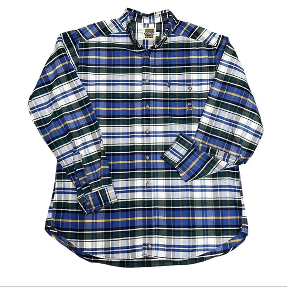 Panhandle Slim Other - Panhandle Slim Rough Stock Western Button Down Shirt Large 16.5 Long Sleeves